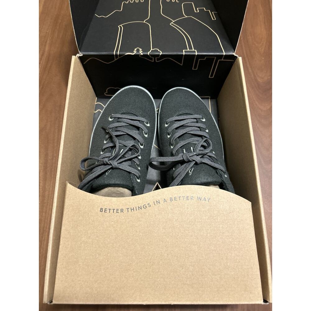 NEW ALLBIRDS WOOL PIPER DARK JUNGLE HAZY PINE SHOES LACE UP SNEAKER MENS SIZE 14 - Picture 7 of 8